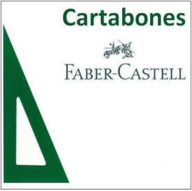 Escuadras y cartabones técnicos Faber-Castell - Material escolar