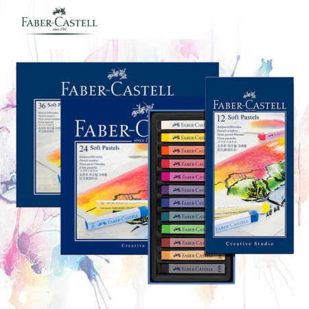 Caja barras pastel Faber-Castell.  (12/24 Colores)