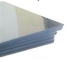 Lamina de acetato transparente A4, 297 X 210 mm, 300 micras