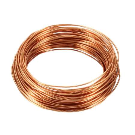 Alambre de cobre, no enderezado (0,80mm x 6m)